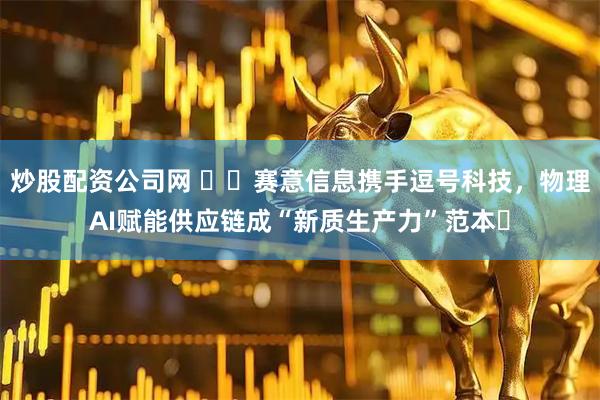 炒股配资公司网 ​​赛意信息携手逗号科技，物理AI赋能供应链成“新质生产力”范本​